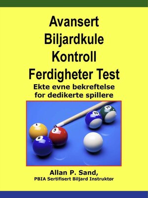 cover image of Avansert Biljardkule Kontroll Ferdigheter Test--Ekte evne bekreftelse for dedikerte spillere
